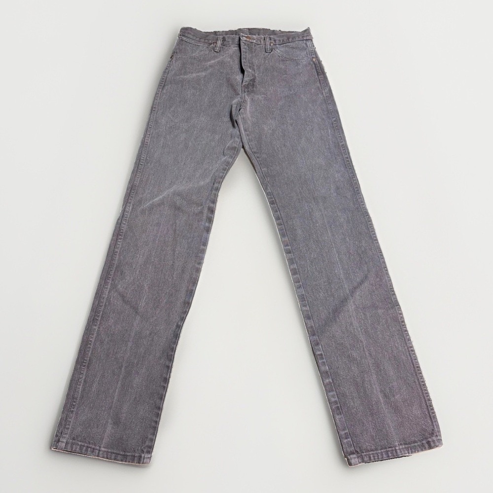Wrangler Jeans 33x36 Cowboy Cut Straight Leg 13MWZKL brown Cotton Denim Vtg